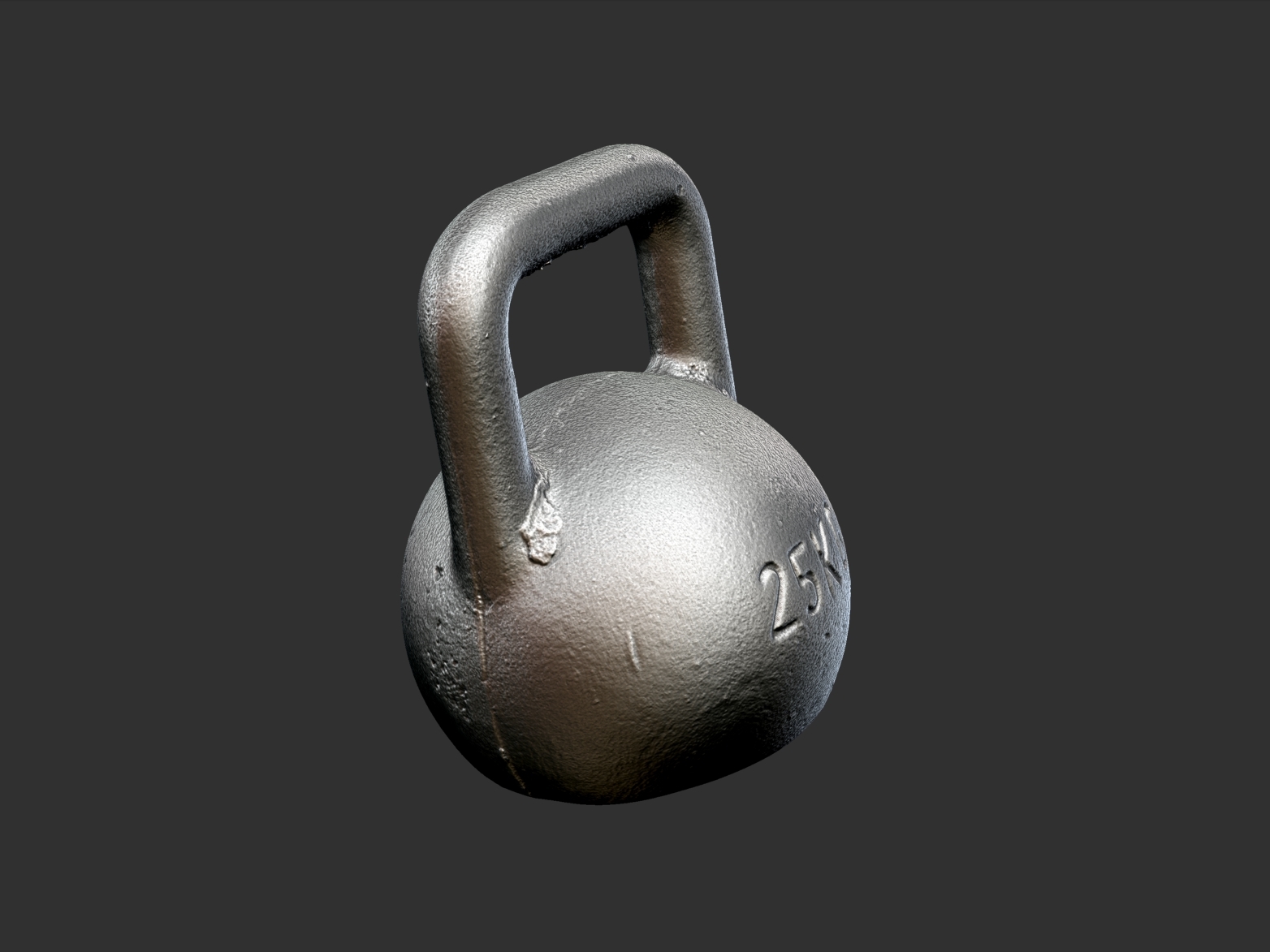 old russian kettlebell 3d model