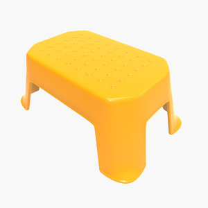 3d plastic stool design