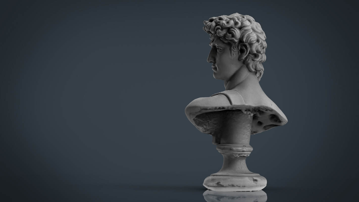 3d model bust michelangelo david