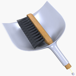 3d model brush shovel