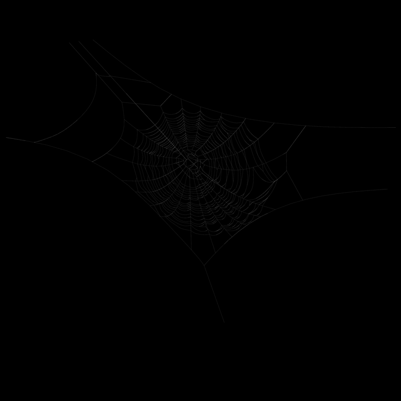 spider web 3d model