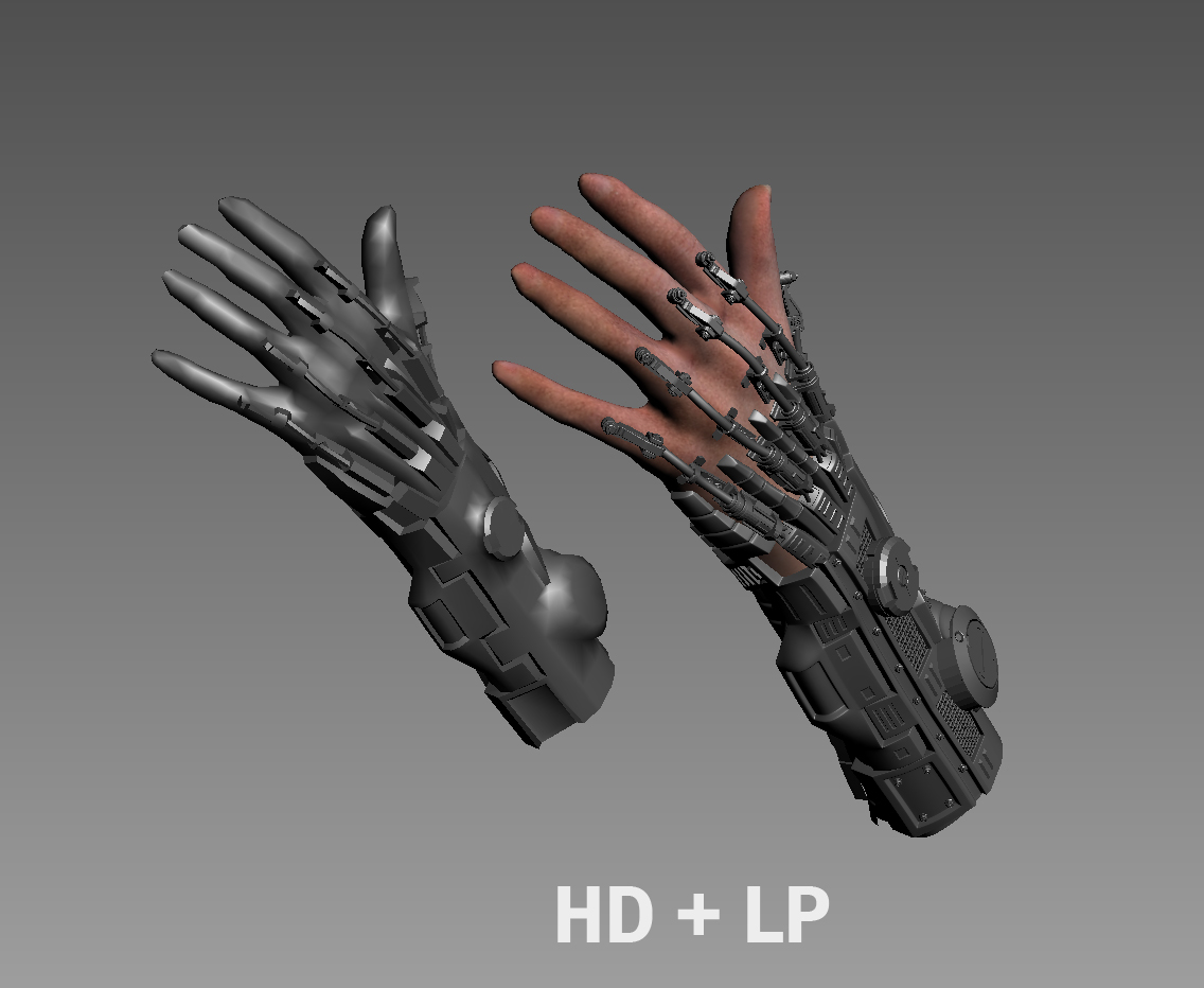 3d bionic hand model