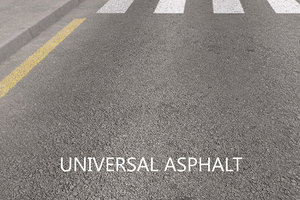 road universal asphalt 3d model