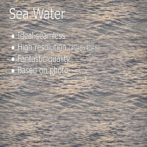 Calm Ocean Water - Seamless High-Resolution Texture