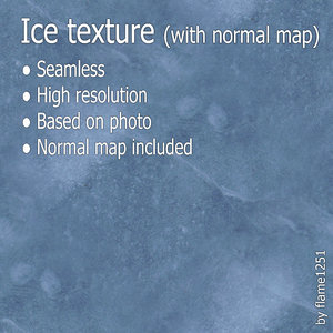 Ice Frozen River - Seamless High-Resolution Texture