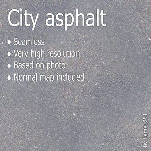 City Asphalt - High-Resolution Seamless Texture