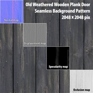 Weathered Plank Door