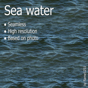 Stormy Sea Water - Seamless High-Resolution Texture