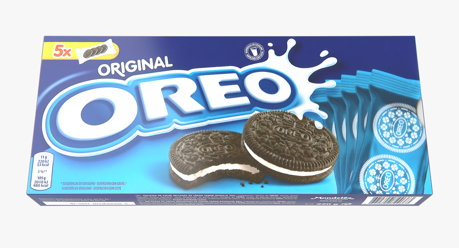 oreo box 3d model