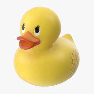 3d bath toy duck -