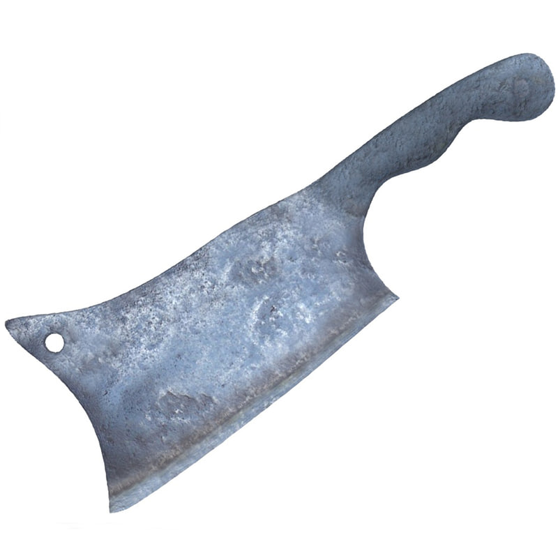 realistic old cleaver 3ds