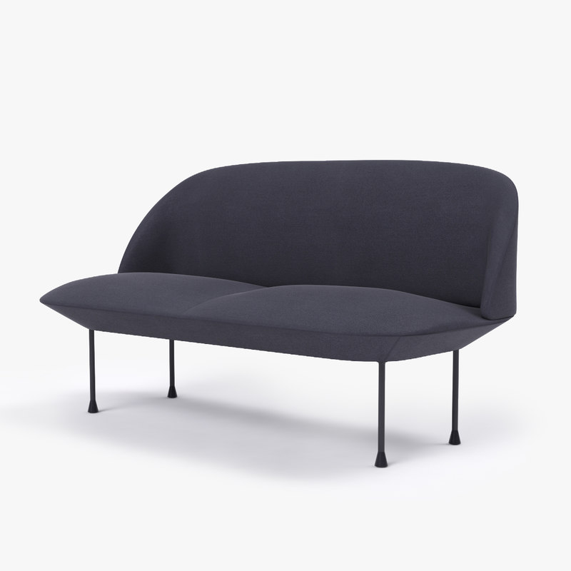 muuto oslo 2seater sofa 3d max