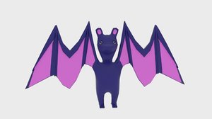 3d character toon bat