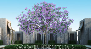 flower tree 3d model