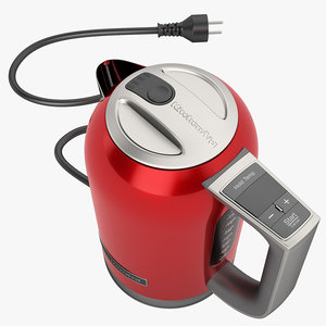 electric kettle kitchen 3d model
