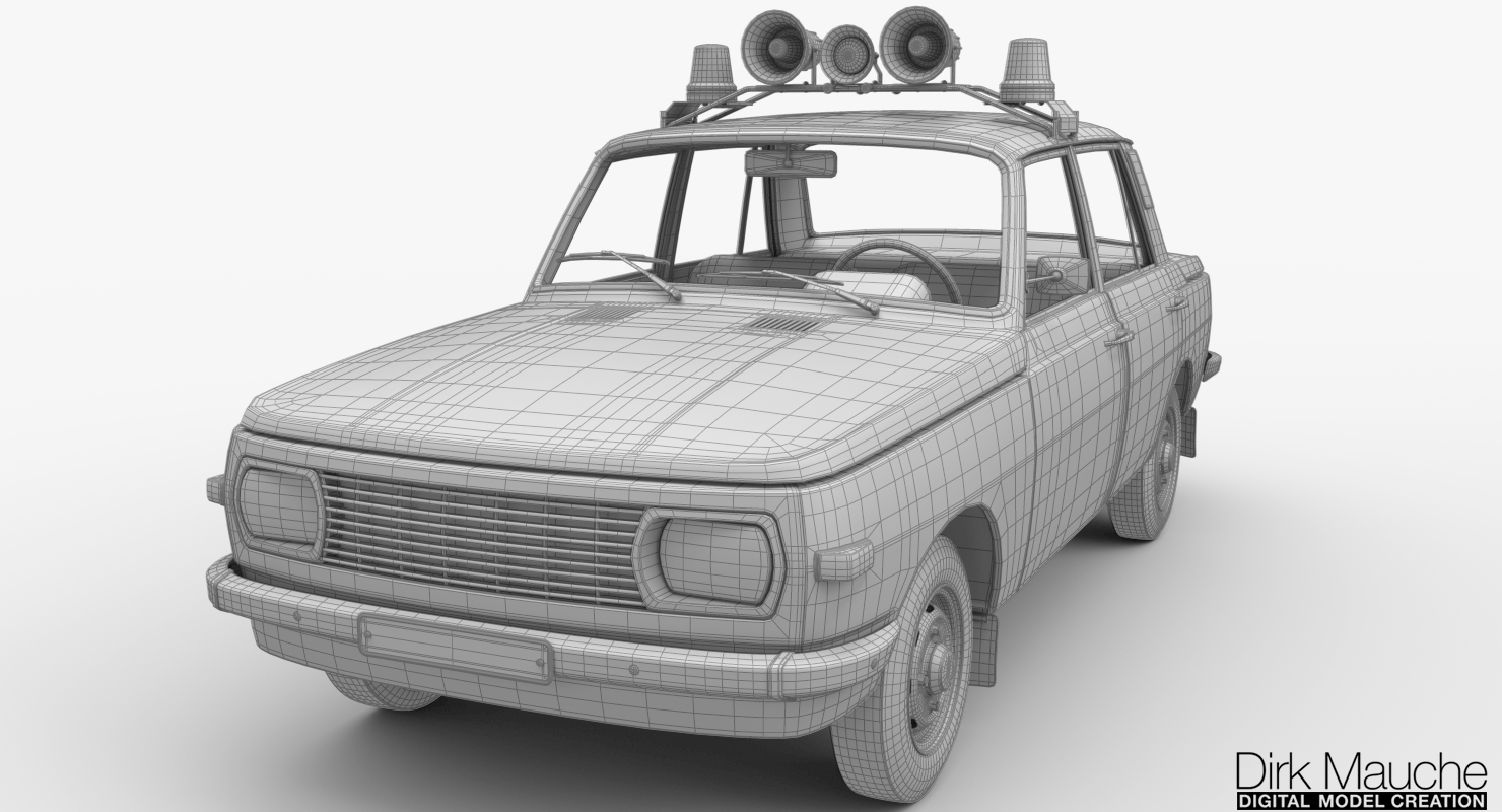 3d model wartburg 353 feuerwehr