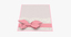 baby shower invitation pink 3d c4d