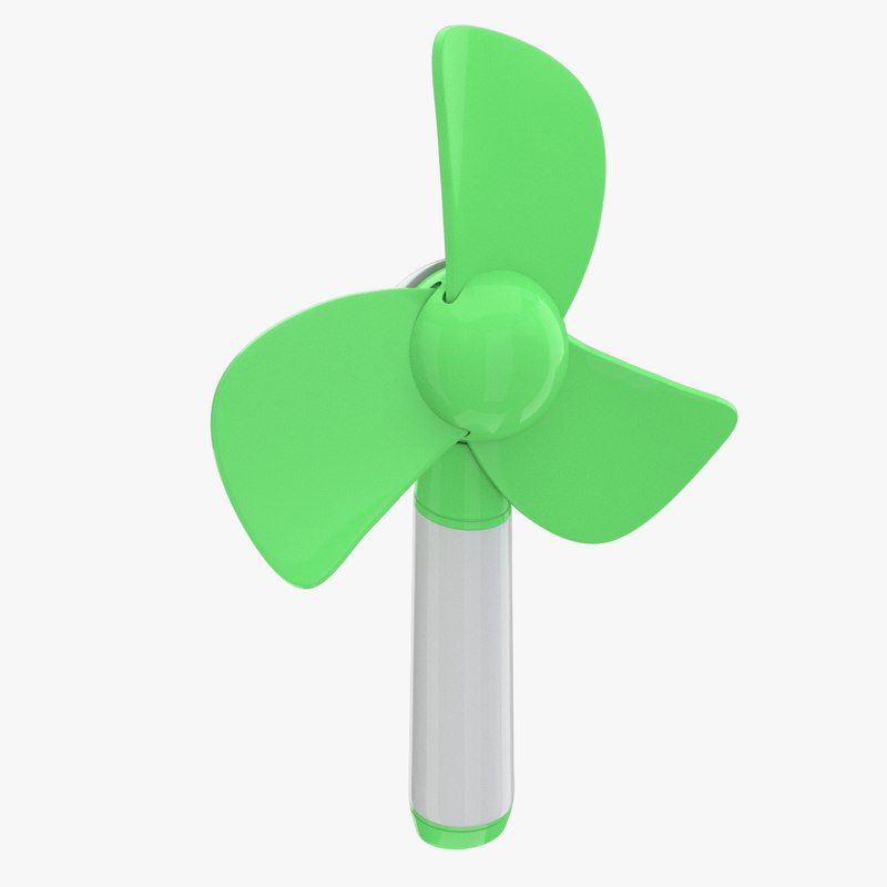 electric hand fan 3d  model