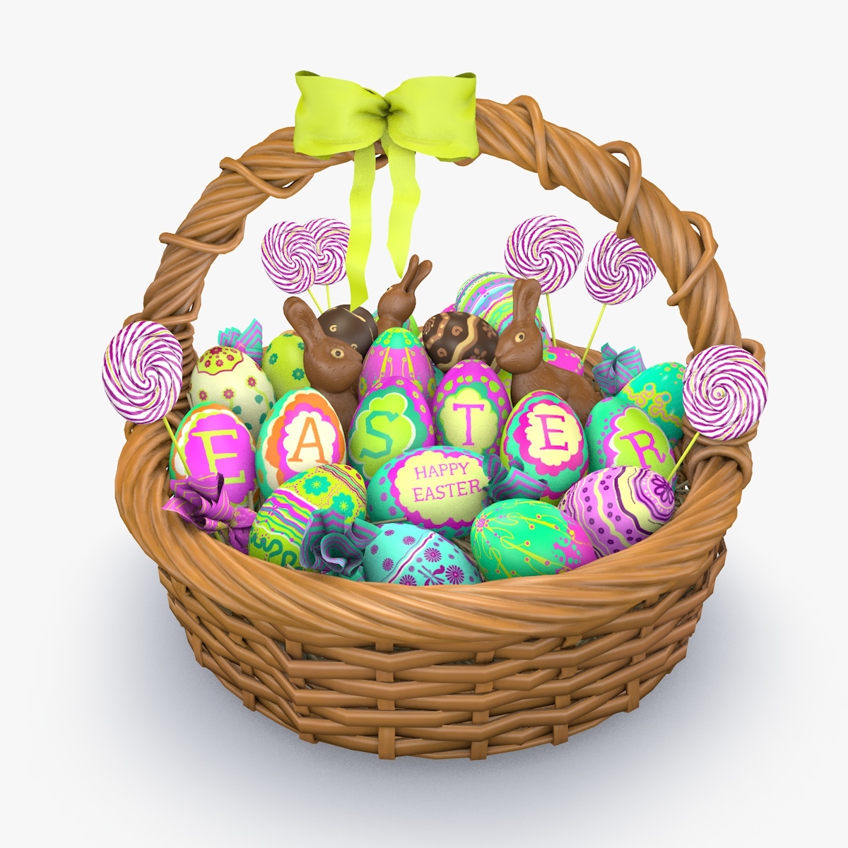 c4d easter basket