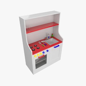 3d toy kitchen model