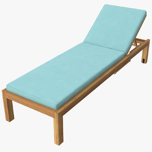 3d max outdoor chaise 01