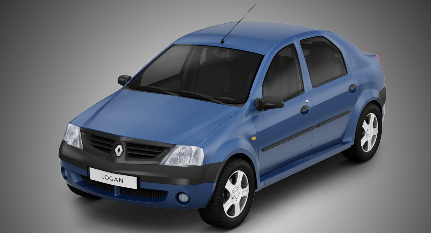 Renault logan 3d model