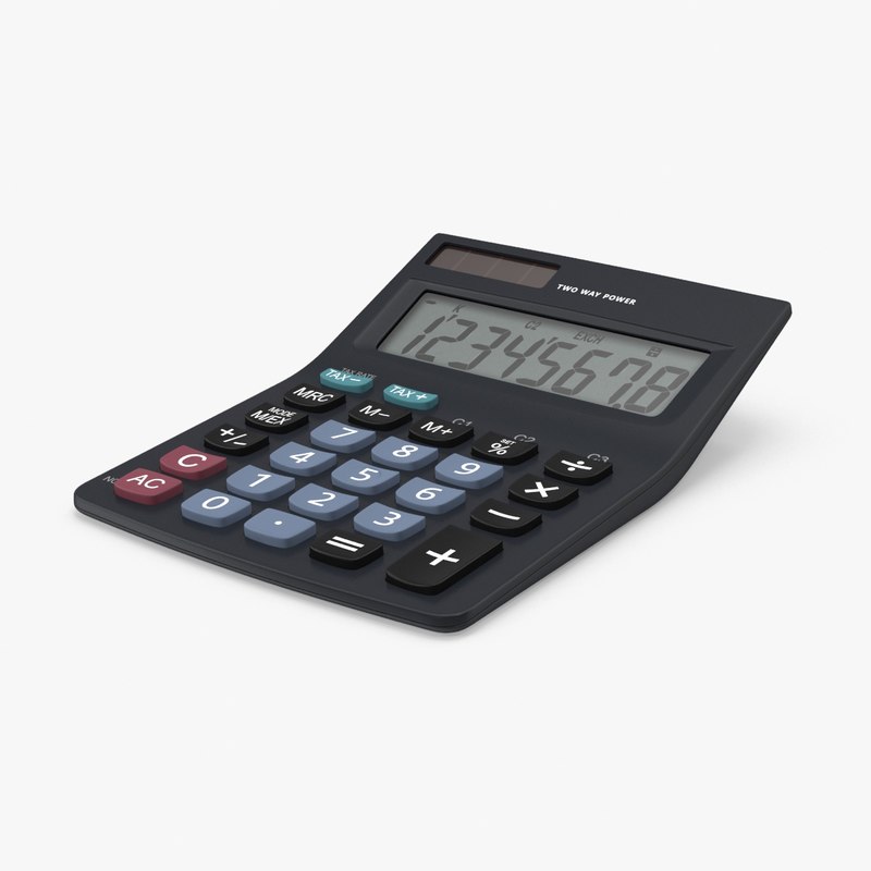 Calculator 3D Models For Download | TurboSquid