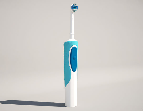 3ds max модели зубной щетки