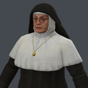 3d nun sister