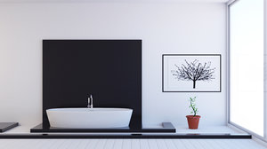3d bath room