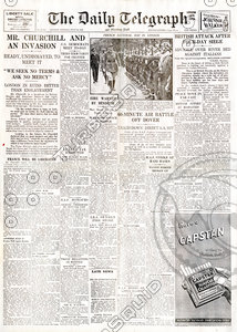 WWII Newspaper: July 15th 1940