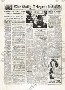 WWII Newspaper: October 29th 1940