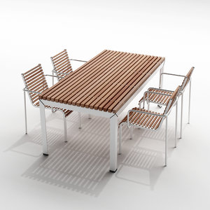 extremis extempore garden table 3d model