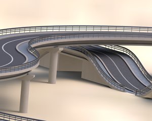 road bridge 3d model