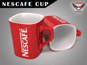 nescafe cup 3d model
