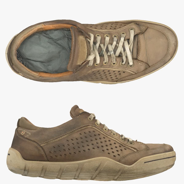 zapatos ecco origen 3d