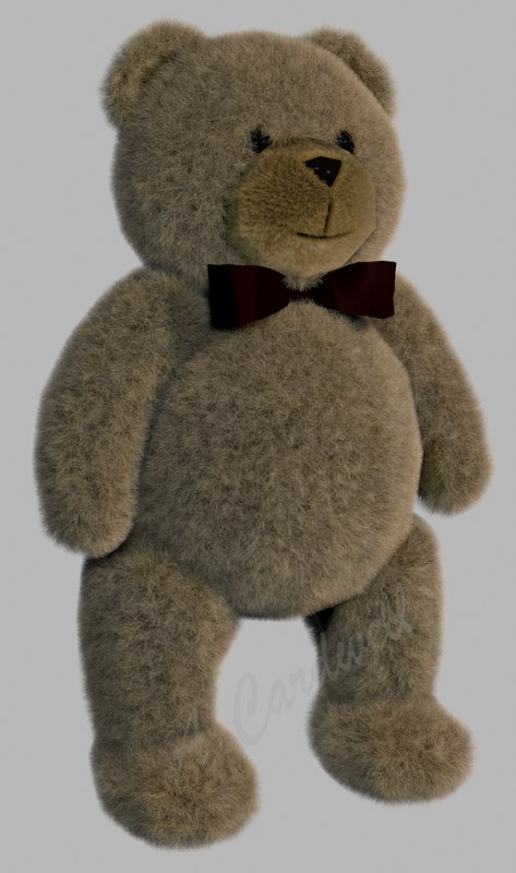 3d teddy bear