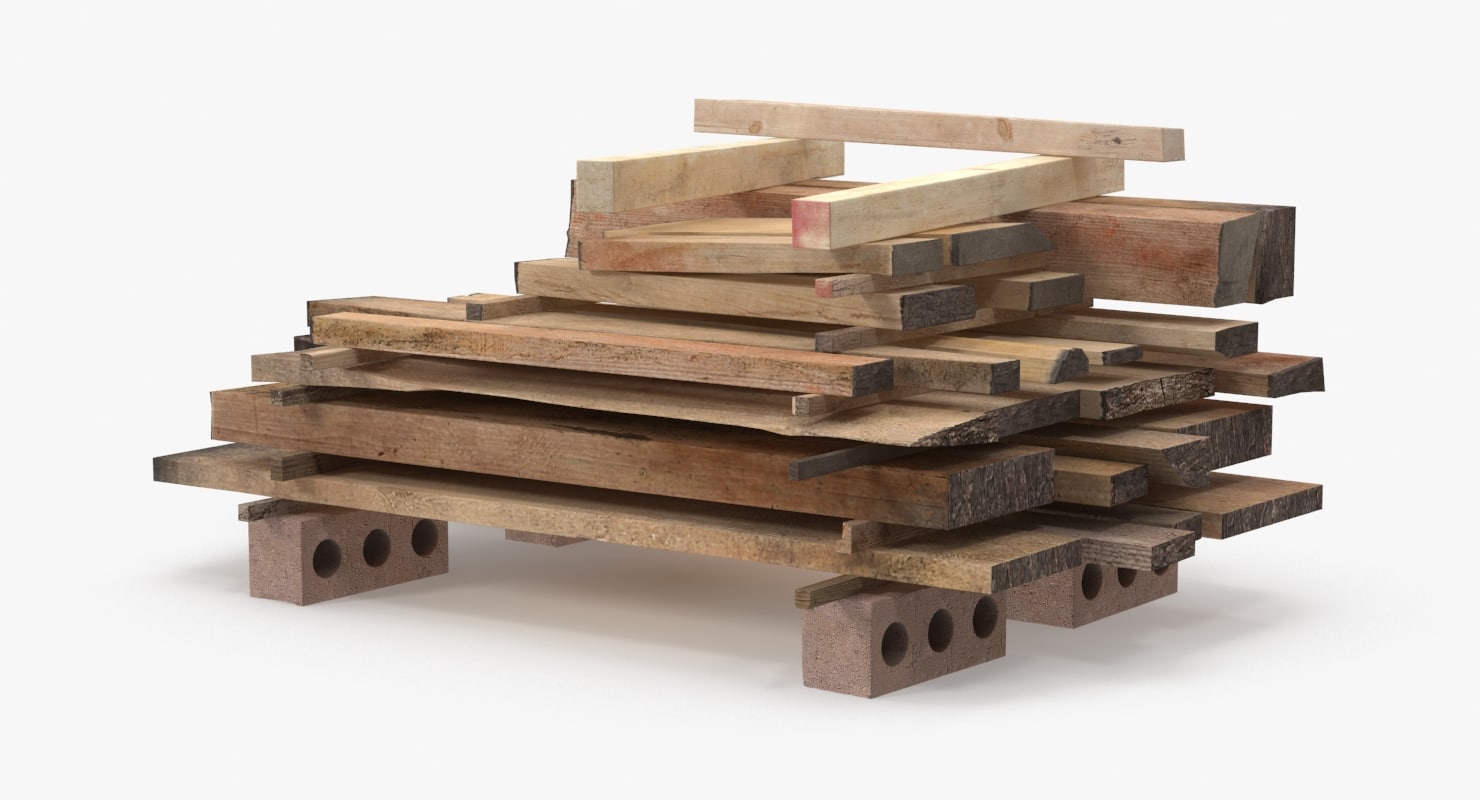 lumber 3d model