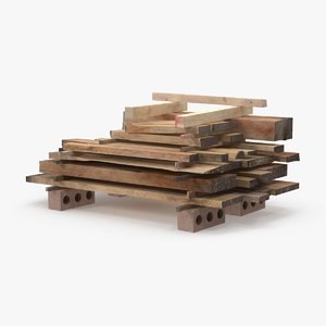 lumber 3d model