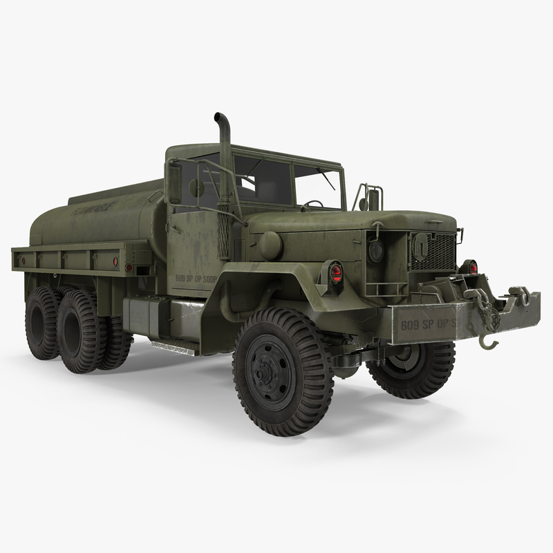 3d army fuel tank truck model