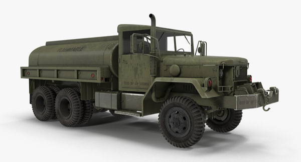 3d army fuel tank truck model