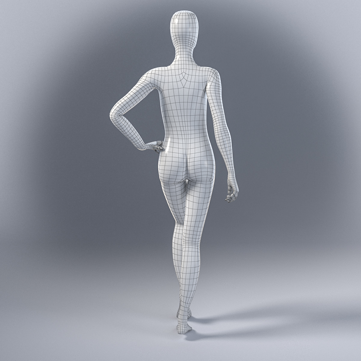 drawing mannequin 3d model