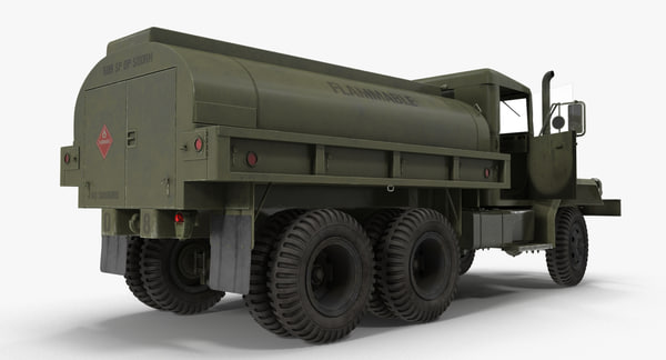 3d army fuel tank truck model