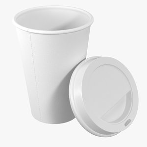 3d paper cup model