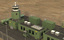 3d military airfield model