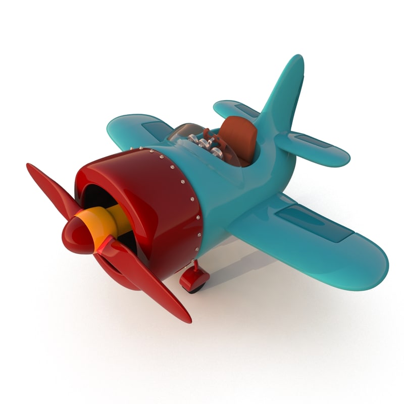 toy plane 3d model