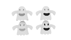 cartoon fabric ghost 3d 3ds