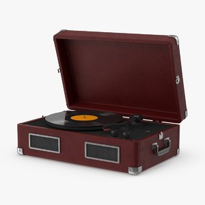 3d max record player