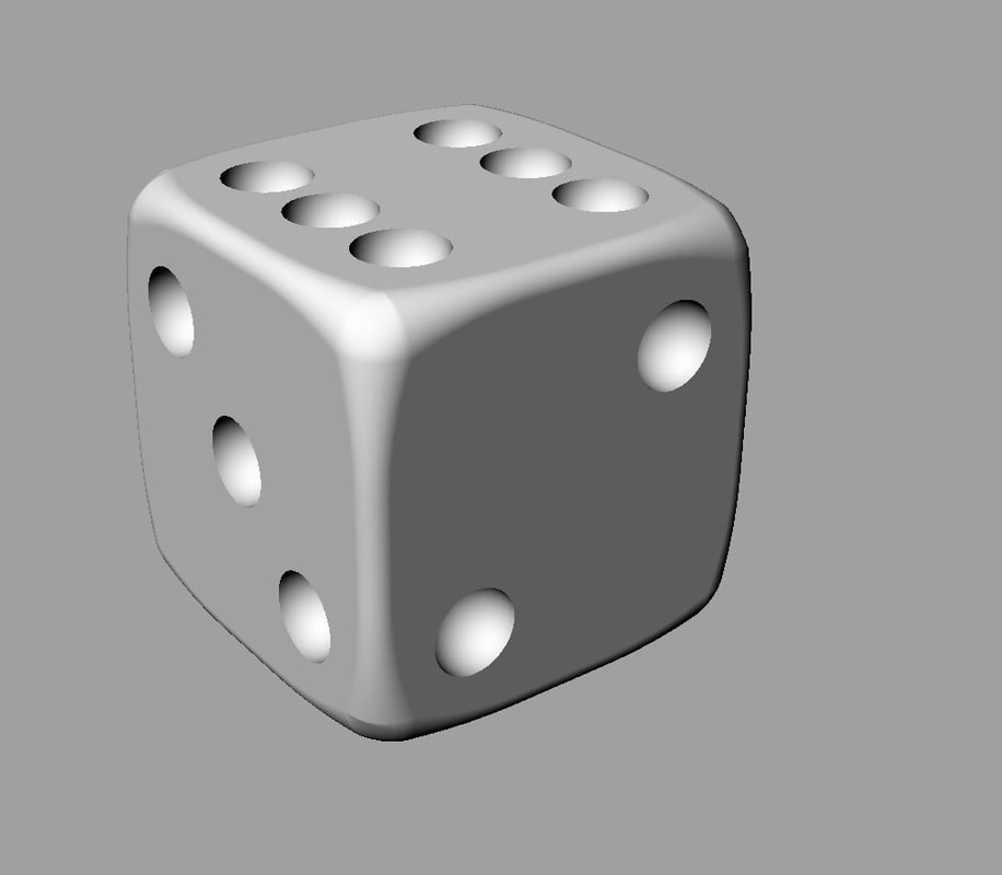 free dice 3d model