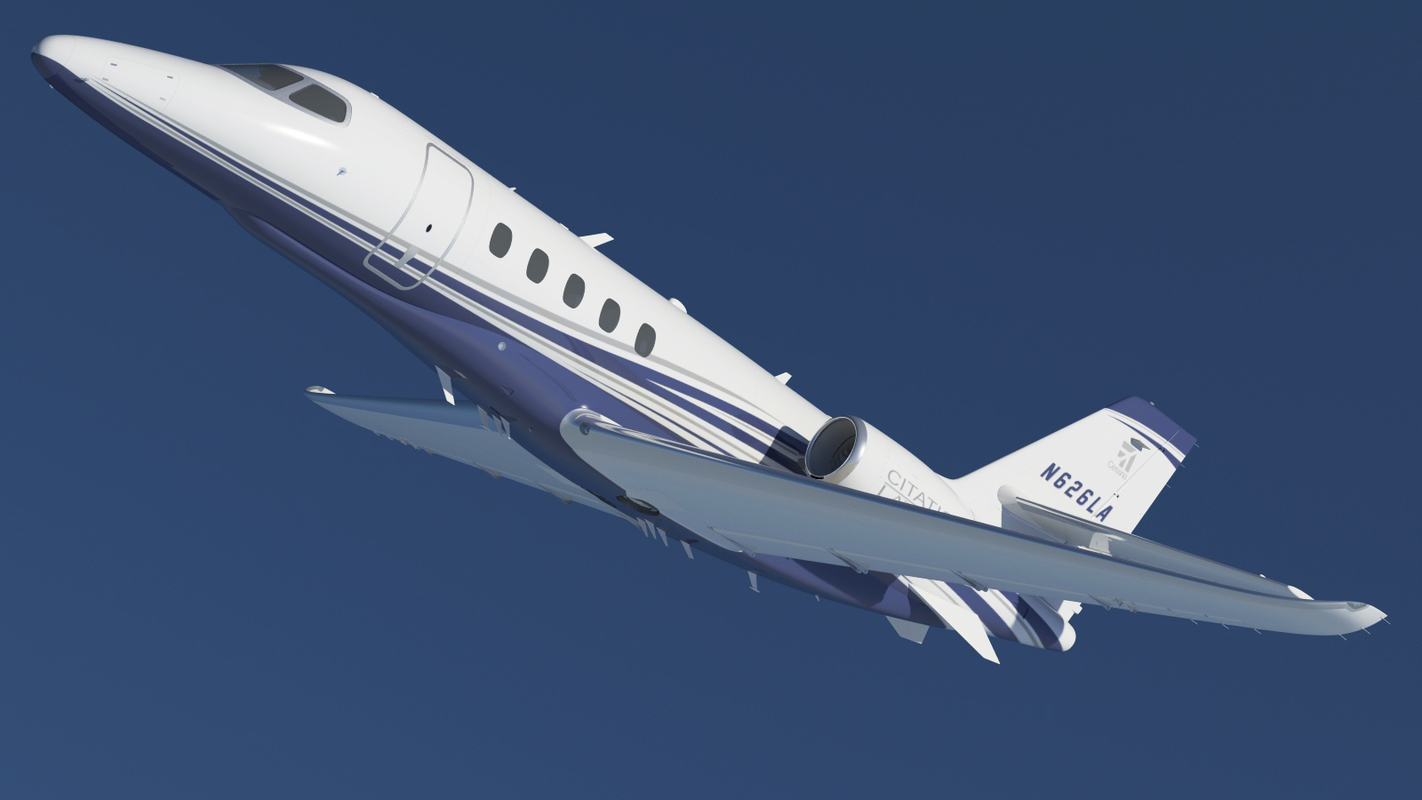 3d cessna citation latitude